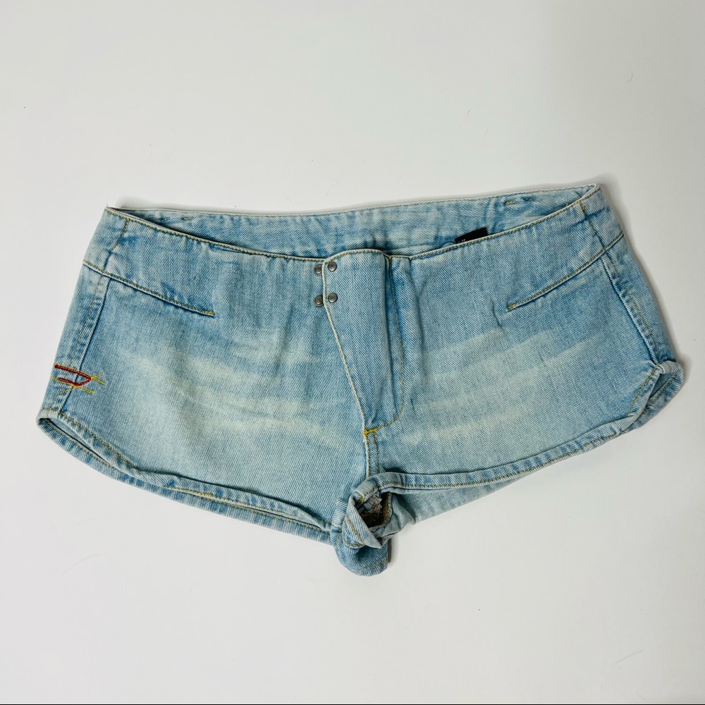 Diesel Light Blue Jean Shorts